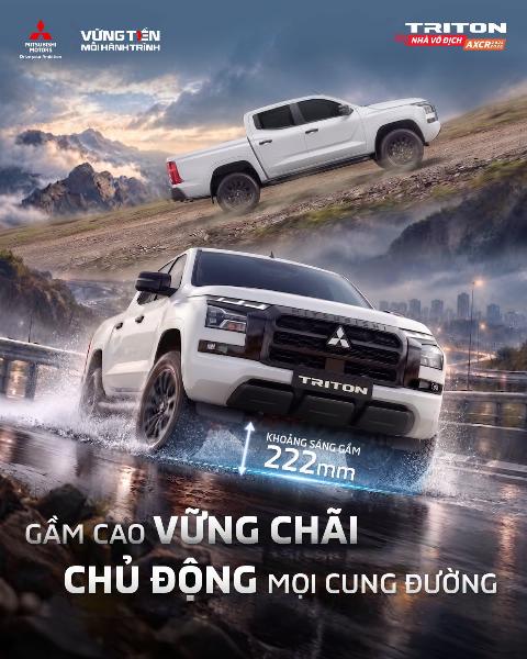 MITSUBISHI TRITON l GẦM CAO VỮNG CHÃI - CHỦ ĐỘNG MỌI CUNG ĐƯỜNG