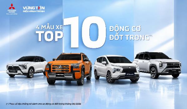 MITSUBISHI MOTORS VIỆT NAM CÔNG BỐ DOANH SỐ THÁNG 8/2026