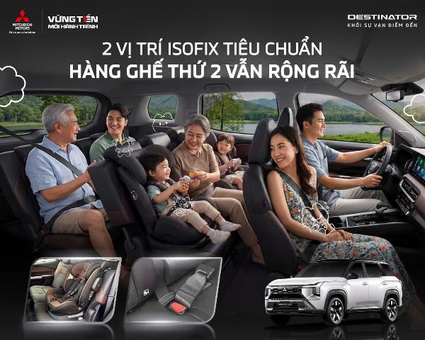 MITSUBISHI DESTINATOR l CÓ ISOFIX CẢ NHÀ VẪN THOẢI MÁI ĐỒNG HÀNH